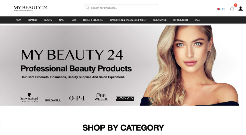 Laadukkaat wordpress kotisivut yritykselle ja verkkokaupan hakukoneoptimointi mybeauty24 asiakastarina